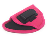 Pink IWB Gun Holster by Houston | ECO LEATHER Concealed Carry Soft Material | Suede Interior