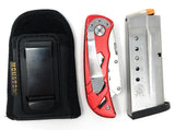 ECO LEATHER Concealment Magazine Pouch and Multi Use Soft Holster IWB