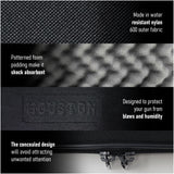 Deluxe Thermofoil Pistol Case for Handguns Up to 4" by Houston Gun Holsters | Revolver Handgun Compact Locking Case