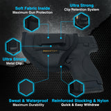 IWB Gun Holster by Houston | Concealed Carry Fits: Glock 26/27/33, Shield, XDs, P22, Nano, LC9