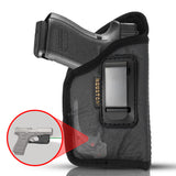 IWB Gun Holster by Houston | Fit Most Mid Size Guns With Laser (CHP-57GL)