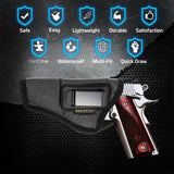 IWB Gun Holster by Houston 1911 4" and 1911 5", Browning