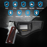 IWB Gun Holster by Houston 1911 4" and 1911 5", Browning