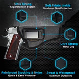 IWB Gun Holster by Houston 1911 4" and 1911 5", Browning