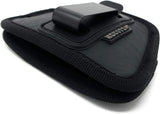 IWB and Outside Gun Holster - by Houston - Black ECO Leather Concealed Carry Soft Material | Fits Glock 26 / 27 / 33, Shield, XDS, Taurus 709, Taurus Pro C, Walther P22, Beretta Nano, SCCY Sky, LC9