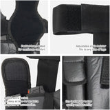Ankle Gun Holster Concealed Carry - by Houston | Eco Leather | Fits: Glock 26/27 / 33, S&W M&P Shield, Springfield XDS, Most Compacts 9/40 mm | Concealed and Comfortable to use.