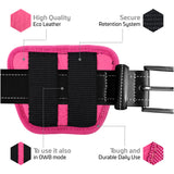 IWB and Outside Gun Holster - by Houston - Pink ECO Leather Concealed Carry Soft Material | Fits Glock 26 / 27 / 33, Shield, XDS, Taurus 709, Taurus Pro C, Walther P22, Beretta Nano, SCCY Sky, LC9