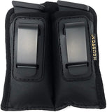 IWB Magazine & Multi Use Holster - by Houston - Concealment W Clip Fits Most Double Stack 9/40 mm for Full & mid Sizes Guns Like Glock 19/17/21, Beretta, Ruger (Double Large Double Stack 9mm /.40 Cal)