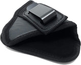 IWB TUCKABLE Revolver Holster by Houston - ECO Leather Concealed Carry Soft Material | Suede Interior for Protection | Fits Any 38 J Frames, S&W, Charter Arms, Rossi 38, Taurus,BG,LCR