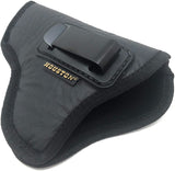 IWB Revolver Holster by Houston - ECO Leather Concealed Carry Soft | Suede Interior for Maximum Protection | FITS: Revolvers K, L, M & N Frames | Taurus Judge | 5 & 6 Shots | 2.5" to 3" Barrel