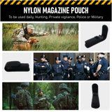 Concealment Magazine and Multi Use Holster Belt Loop Single Magazine Case Pouch