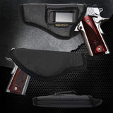 IWB Gun Holster by Houston - ECO Leather Concealed Carry Soft Material | Suede Interior for Maximum Protection | FITS 1911 45", Browning 9 mm