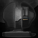 IWB TUCKABLE Gun Holster by Houston - ECO Leather Concealed Carry Soft Material | Suede Interior for Protection | Fits: Glock, Ruger, Springfield, Sig, S&W, Walther, Taurus, H&K, Beretta