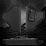 IWB Revolver Holster by Houston - ECO Leather Concealed Carry Soft | Suede Interior for Maximum Protection | FITS: Revolvers K, L, M & N Frames | Taurus Judge | 5 & 6 Shots | 2.5" to 3" Barrel