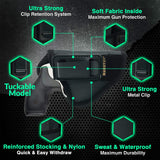 IWB TUCKABLE Revolver Holster by Houston - ECO Leather Concealed Carry Soft Material | Suede Interior for Protection | Fits Any 38 J Frames, S&W, Charter Arms, Rossi 38, Taurus,BG,LCR