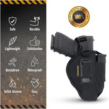 Nylon Gun + Mag Holster by Houston | IWB and Outside with Top Retention