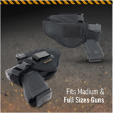 Nylon Gun + Mag Holster by Houston | IWB and Outside with Top Retention