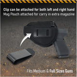 Nylon Ambidextrous Gun + Mag Holster by Houston | IWB and Outside
