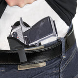 IWB Gun Holster by Houston - ECO Leather Concealed Carry Soft Material | Suede Interior for Maximum Protection | Fits: Magnum Research Dessert Eagle .50 / .50AE / .357 / .44 Caliber 6" Barrel