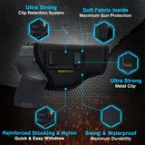 IWB Gun Holster by Houston | Fit Most Sub Compact Size Guns (CHP-57B-SUB)