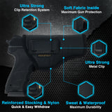 IWB Gun Holster by Houston | Fit Most Full Size Guns (CHP-57B)