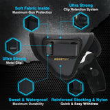 IWB Revolver Holster by Houston - ECO Leather Concealed Carry Soft Material | Suede Interior for Protection | Fits: Any 38 J Frames with 6 & 7 Shots and 2 1/2 Barrel | S&W Revolvers | Charter Arms | Rossi 38 | Taurus BG LCR