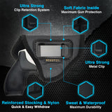 IWB Revolver Holster by Houston - ECO Leather Concealed Carry Soft Material | Suede Interior for Protection | Fits: Any 38 J Frames with 6 & 7 Shots and 2 1/2 Barrel | S&W Revolvers | Charter Arms | Rossi 38 | Taurus BG LCR