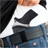 IWB Revolver Holster by Houston - ECO Leather Concealed Carry Soft | Suede Interior for Maximum Protection | FITS: Rhino REV 200DS, 357 MAG/2" BBL