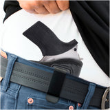 IWB Revolver Holster by Houston - ECO Leather Concealed Carry Soft | Suede Interior for Maximum Protection | FITS: Rhino REV 200DS, 357 MAG/2" BBL