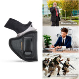 IWB Revolver Holster by Houston - ECO Leather Concealed Carry Soft | Suede Interior for Maximum Protection | FITS: Rhino REV 200DS, 357 MAG/2" BBL