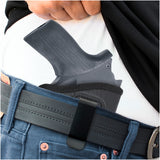 Black Inside Waistband Gun Holster CHP 61R3 Concealed Carry by Houston Holsters | Concealed Carry Holster for Rhino Rev 30DS/DSX, 357 Mag/3" BBL