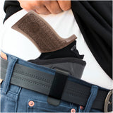 IWB Revolver Holster by Houston - ECO Leather Concealed Carry Soft | Suede Interior for Maximum Protection | Concealed Carry Holster for Rhino Rev 40DS, 357 MAG/4" BBL