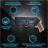 IWB Revolver Holster by Houston - ECO Leather Concealed Carry Soft | Suede Interior for Maximum Protection |Fits: Rhino Rev 60DS, 357 MAG/6" BBL (CHP 61R6)