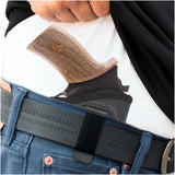 IWB Revolver Holster by Houston - ECO Leather Concealed Carry Soft | Suede Interior for Maximum Protection |Fits: Rhino Rev 60DS, 357 MAG/6" BBL (CHP 61R6)