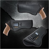IWB Revolver Holster by Houston - ECO Leather Concealed Carry Soft | Suede Interior for Maximum Protection |Fits: Rhino Rev 60DS, 357 MAG/6" BBL (CHP 61R6)