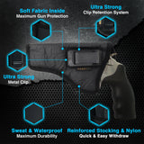 IWB Revolver Holster by Houston FITS: Revolvers K, L, M & N Frames | Taurus Judge | 5 & 6 Shots Revolvers | 3.5" to 4.5" Barrel.