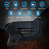 IWB Gun Holster by Houston Fits Small .380, .22, .25, .32.