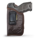 IWB Gun Holster by Houston | Fit Most Full Size Guns With Laser (CHPB-57BL)