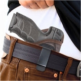 IWB Gun Holster by Houston | Fit Most Full Size Guns With Laser (CHPB-57BL)