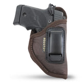 IWB ECO Leather Concealment Holster by Houston - Inside The Waist with Metal Clip FIT Glock 43 & 42, SIG P365, KAHR PM 45, MAKAROV, KELTEC PF9 / P11