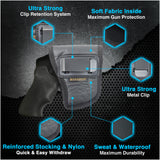 IWB S333 Thunderstruck Gun Holster - Revolver 22 WMR by Houston - ECO Leather Concealed Carry Soft Material | Suede Interior for Protection | Fits: S333 Thunderstruck .22 WMR