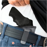IWB S333 Thunderstruck Gun Holster - Revolver 22 WMR by Houston - ECO Leather Concealed Carry Soft Material | Suede Interior for Protection | Fits: S333 Thunderstruck .22 WMR