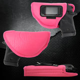 Pink IWB Gun Holster by Houston | ECO LEATHER Concealed Carry Soft Material | Suede Interior
