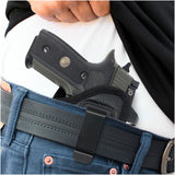 IWB Optical Gun Holster by Houston - ECO Leather Concealed Carry Soft Material | FITS Glock 17/21, H &K,Beretta 92 FS,XDM,Ruger 45 BERSA PRO,PX4,FNX 45,FNH 45,HI Point 9/40/45 MM