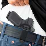 IWB Optical Gun Holster by Houston - Eco Leather Concealed Carry Soft Material | Suede Interior for Maximum Protection