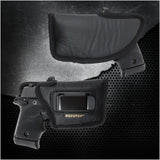 ECO Leather Optical Concealment Holster Inside The Waist with Metal Clip by Houston FIT Glock 42 / 43 / 43X, SIG P365 / P938, Kahr PM9 40 / 45 Kel-Tec PF9 / P11 W / Compact Laser