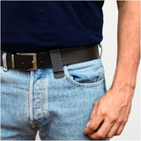 IWB Tuckable ECO Leather Holster - by Houston - Concealment Inside The Waist with Metal Clip FIT Glock 42 / 43 / 43X, SIG P365 / P938 W / Compact Laser