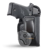IWB Tuckable ECO Leather Holster - by Houston - Concealment Inside The Waist with Metal Clip FIT Glock 42 / 43 / 43X, SIG P365 / P938 W / Compact Laser