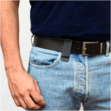 IWB Tuckable ECO Leather Holster - by Houston - Concealment Inside The Waist with Metal Clip FIT Glock 42 / 43 / 43X, SIG P365 / P938 W / Compact Laser
