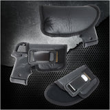 IWB Tuckable ECO Leather Holster - by Houston - Concealment Inside The Waist with Metal Clip FIT Glock 42 / 43 / 43X, SIG P365 / P938 W / Compact Laser